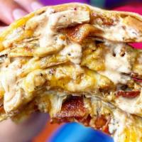 Chicken Bacon Ranch Quesadilla · Grilled chicken, bacon, cheese, and Cajun ranch
