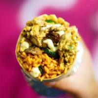 Cheesesteak Burrito · Shaved ribeye, rice, peppers, onions, mushrooms, American cheese, garlic aioli | **unable to...