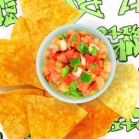 Chips & Pico · House-made corn tortilla chips & pico