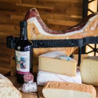 Tagliere - Cheese & Meat Board Small · Meat and cheese board, with olives and crostini bread