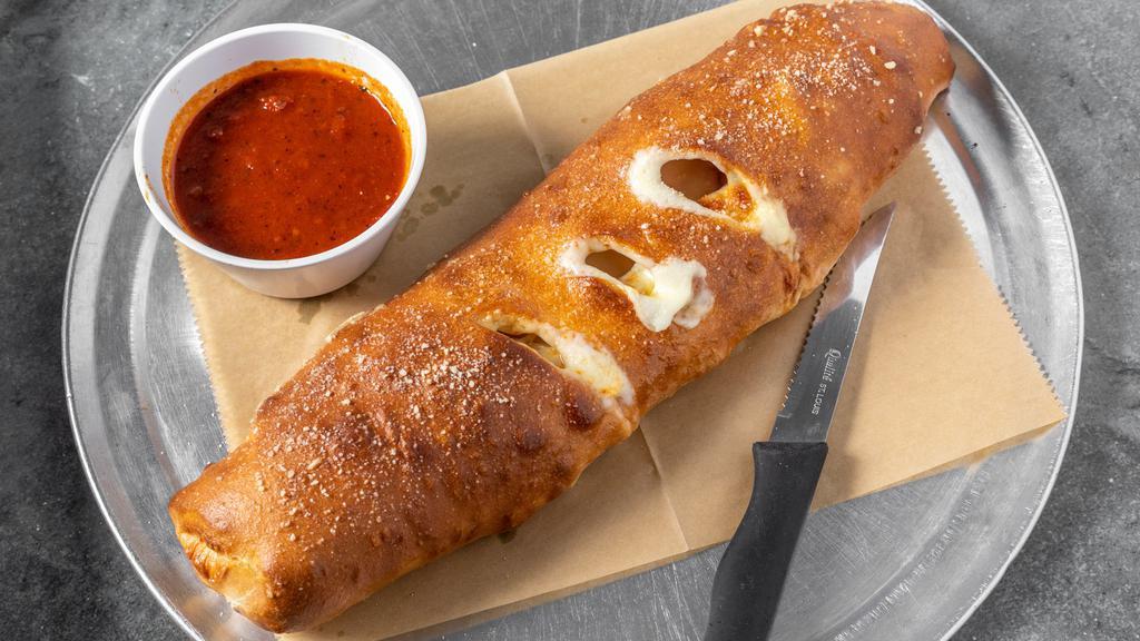 Stromboli - Philly Cheese Steak · Provolone cheese, green peppers and onions