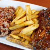 Bbq & Ribs · We serve delicious Brookwood Farms BBQ and combine it with our fall-off-the-bone ribs smothe...