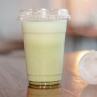 Iced Matcha 'Latte' · Iced matcha topped with a foamed milk of your choice.