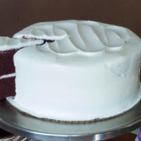 Red Velvet · Our deep red cake that is topped with our Homemade Cream Cheese icing.