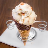 Waffle Cone · For delivery purposes, we will wrap the waffle cone separately.  You can add the ice cream w...