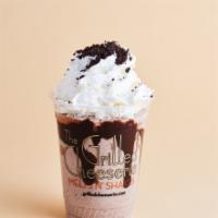 Cookies ‘N' Cream Dream · Vanilla ice cream, chocolate cookie crumb, chocolate syrup topped with our vanilla bean whip...