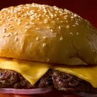 Cheeseburger And Seasoned Fries · 