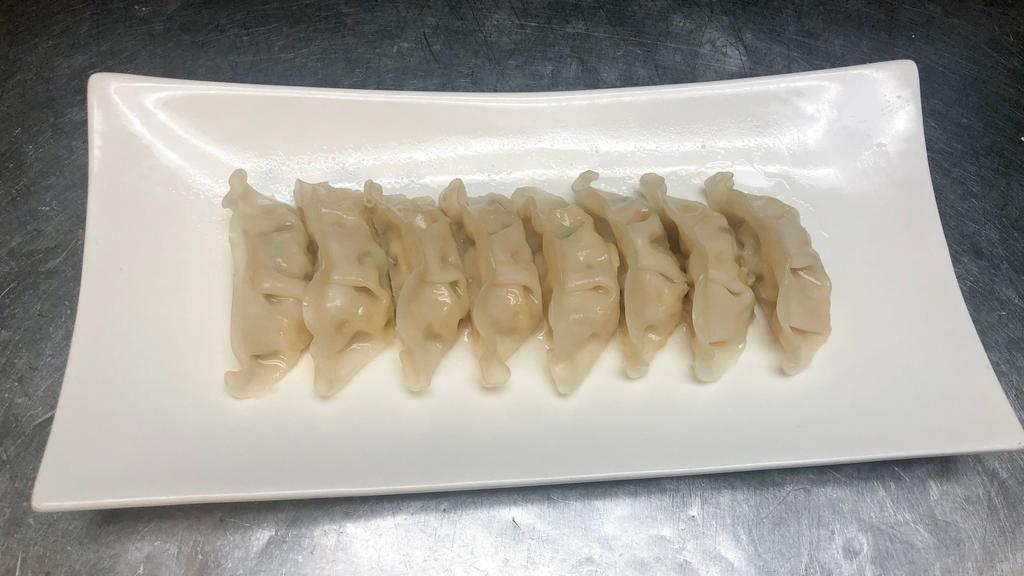 Pork Dumplings · 6 pieces. Steamed or pan-fried.