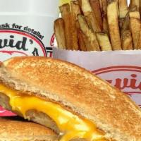 Grilled Cheese Combo No.7 · A delicious grilled cheese. Includes fries and drink.