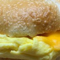 Egg & Cheese Sandwich · Classic Egg & American Cheese breakfast sandwich