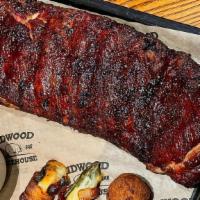 Ribs - Whole Rack · Quality smoked ribs served dry or sauced