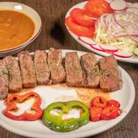 K’Bolá Churrasco · Gluten free. 8 oz certified angus beef marinated in our special mojo sauce and served with a...