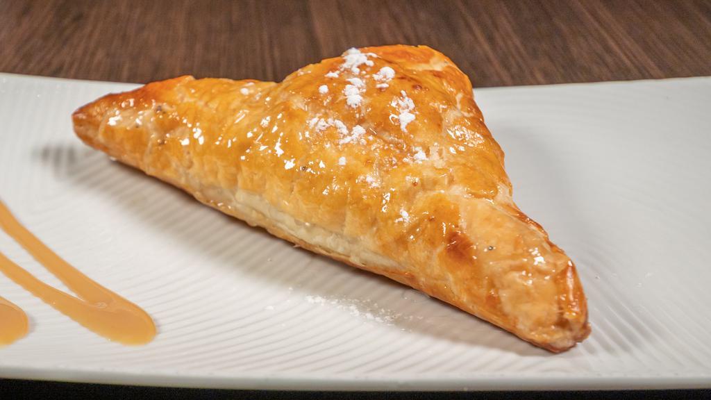 Cuban Pastry · Cuban pastries are baked puff pastry-type pastries filled with sweet fillings (guava and cheese and strawberry). 4 pastry box available for an additional charge.