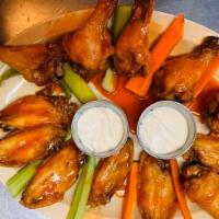 Buffalo Wings (12 Wings) · Served with celery & carrot.