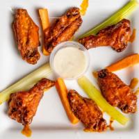 Buffalo Wings (6 Wings) · Served with celery & carrot.