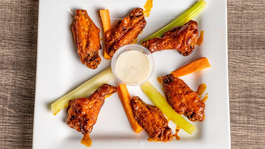 Buffalo Wings (6 Wings) · Served with celery & carrot.