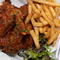 Comfort Wings · Comfort Zone’s Famous recipe of fried Whole Wings with your choice of sauces in Classic Styl...