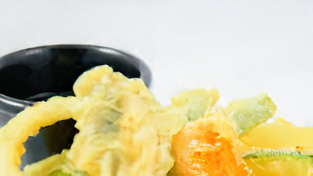 Vegetable Tempura · Fried vegetables in Japanese batter.