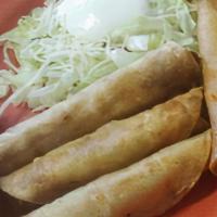 Flautas · Five fried taquitos with chicken or beef.