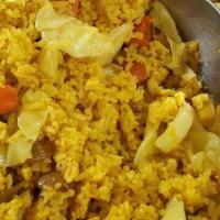 Ater Kik · Split yellow lentil plate. Mild split pea stew cooked with turmeric and fresh ginger paste, ...