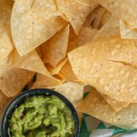 Pick 2 Chips · Fresh cut corn tortillas chips served with your choice of beer cheese, gringo sauce, refried...