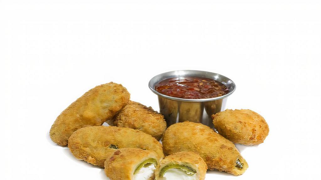 Jalapeño Poppers · Fresh poppers infused with jalapeños.
