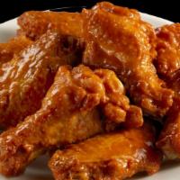 Larry'S Hot Wings · Delicious bone-in wings oven roasted to perfection! Naked, Buffalo, BBQ, Teriyaki, or Spicy ...