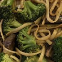 Teriyaki Vegetables · Broccoli, mushrooms, carrots, zucchini and onions, fried rice and shrimp sauce.