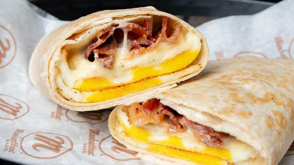 Breakfast Burrito · 3 eggs American cheese & choice of meat.