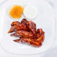 3 Whole Wings & Roll · Popular. With choice of: mild, hot, extra hot, suicide, Cajun, seasoned, BBQ, honey gold, ho...