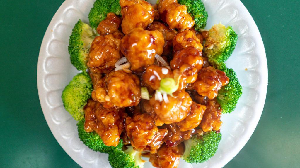 General Tso'S Chicken · Spicy. Served with white rice. Hot and spicy.