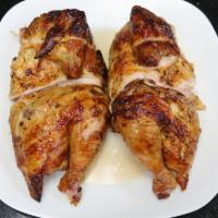 Whole Chicken · All-natural chicken marinated in peruvian spices and cooked to golden perfection in custom c...