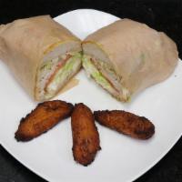 Carali’S Sandwich · Pulled rotisserie chicken | lettuce | tomato | mayonnaise | ciabatta bread.