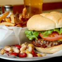 The Raleigh Times Burger · Our 8oz. hand-pattied burgers are made with only the highest quality chuck that is ground in...