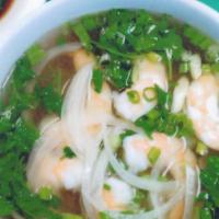 Shrimp Egg Noodle · Mi Rau Cai