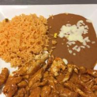 Pollo A La Chipotle · Strips of grilled chicken prepared with a sauce made with chipotle and our special recipe. S...