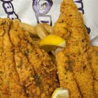 Catfish Plate · 2pc catfish w/ fries