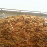 Buffalo Chicken Pizza (Large 18'') · Spicy. Chicken, hot sauce, and mozzarella cheese. No pizza sauce.