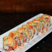 Phoenix Maki Roll · Hot and spicy. Spicy tuna with avocado, spicy mayo and masago.