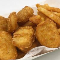 10-Piece Chicken Nuggets Meal · Bite-sized, seasoned battered Chicken that is crispy on the outside but tender on the inside...