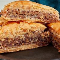 Baklava · From Hellas Bakery. (350 cal)
*Contains Nuts