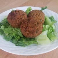 Falafel (Per Piece) · Gluten-Free. Our home made juicy falafel with special middle eastern spices!