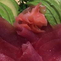 Tekka Don · Sliced Raw Tuna over a bed of Sushi Rice.