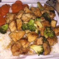 Hibachi Chicken (Grilled White Meat With Hibachi Sauce) · Grilled white meat with hibachi chicken.