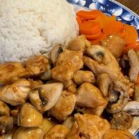 Teriyaki Chicken (Grilled White Meat With Sweet Teriyaki Sauce) · Grilled sweet teriyaki sauce.