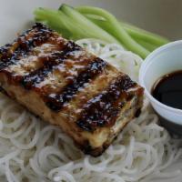 Kids Noodles W/ Tofu · Vermicelli noodles with cucumbers and soy sauce.