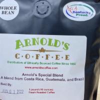 Arnold’S Special Blend Whole Bean 1 Lb Bag · 1 lb bag whole bean of Arnold’s Coffee