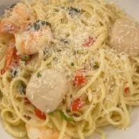 Athena Spaghetti · A smaller portion of our pasta tossed in butter and crumbled feta cheese.