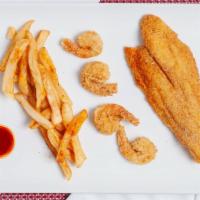 Mix & Match · Mix and Match between Fish, Chicken & Shrimp 
Includes Seasoned Fries, Cole Slaw, Bread and ...