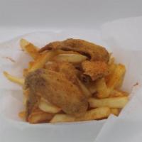 Kids Whole Wings (2Pcs) & Fries · Served With Seasoned Fries and Kids Juice